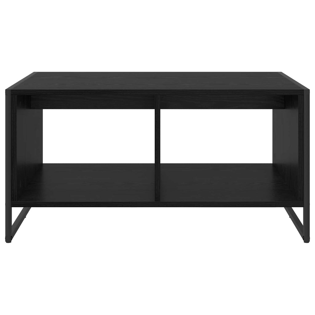 vidaXL Stolik kawowy Czarny Dąb 80 x 50 x 40 cm