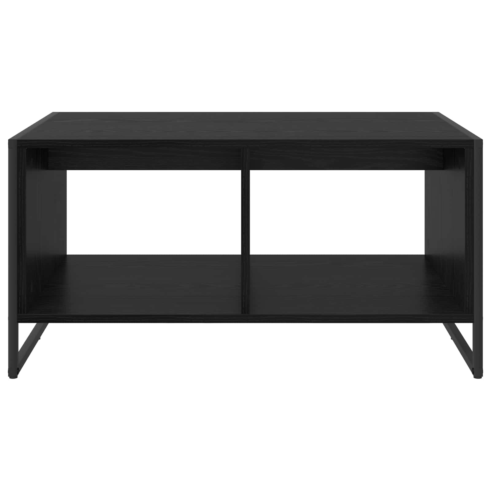 vidaXL Stolik kawowy Czarny Dąb 80 x 50 x 40 cm