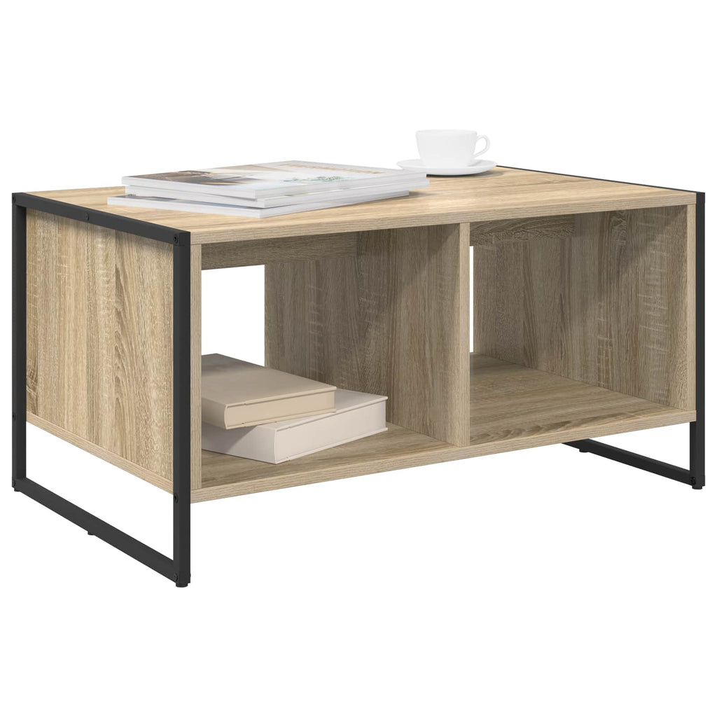 vidaXL Stolik kawowy Sonoma 80 x 50 x 40 cm Materiał drewnopochodny