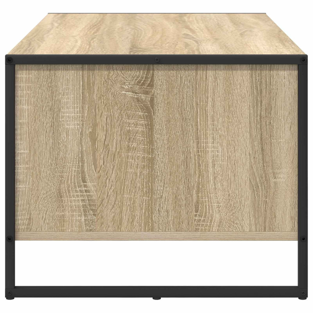 vidaXL Stolik kawowy Sonoma 80 x 50 x 40 cm Materiał drewnopochodny