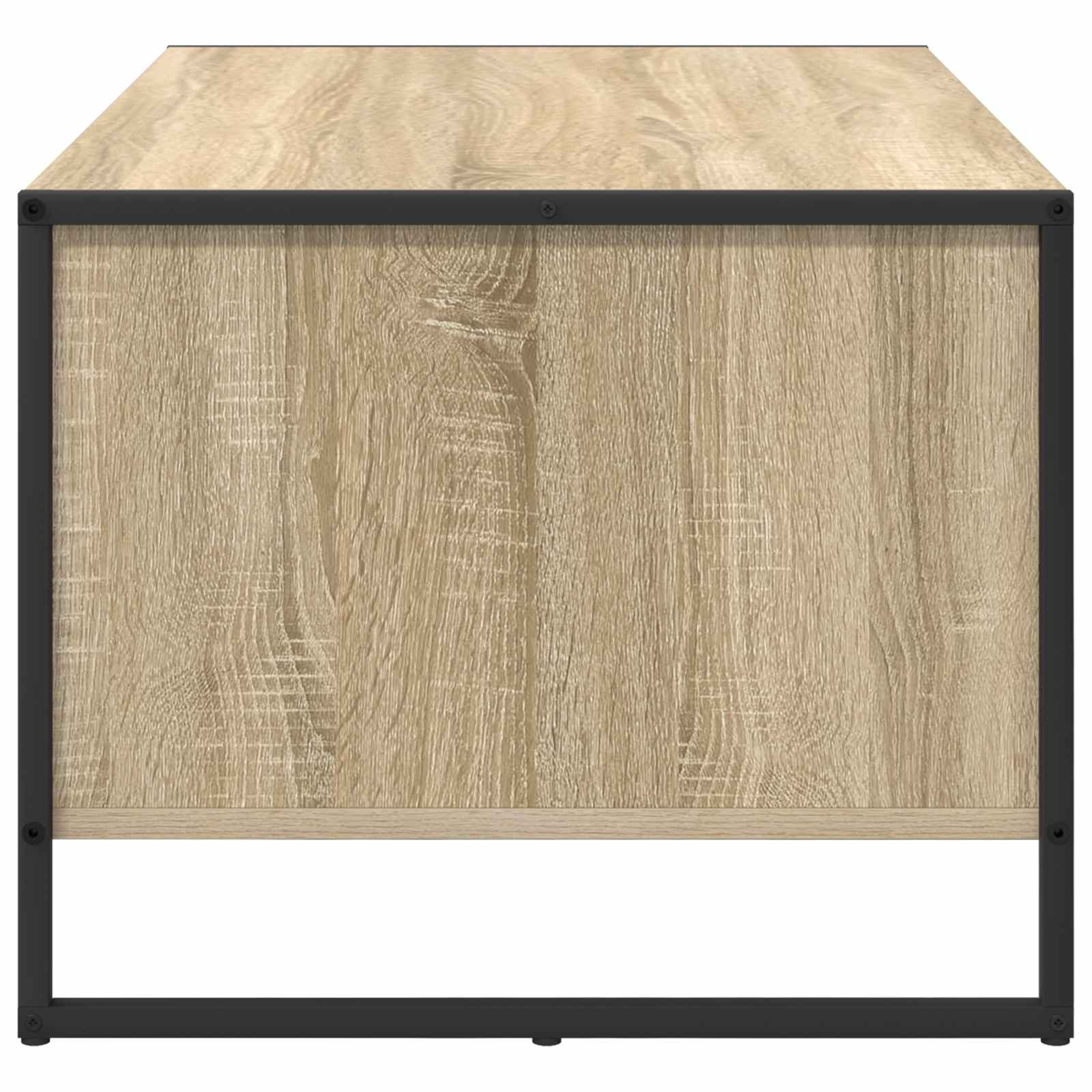 vidaXL Stolik kawowy Sonoma 80 x 50 x 40 cm Materiał drewnopochodny