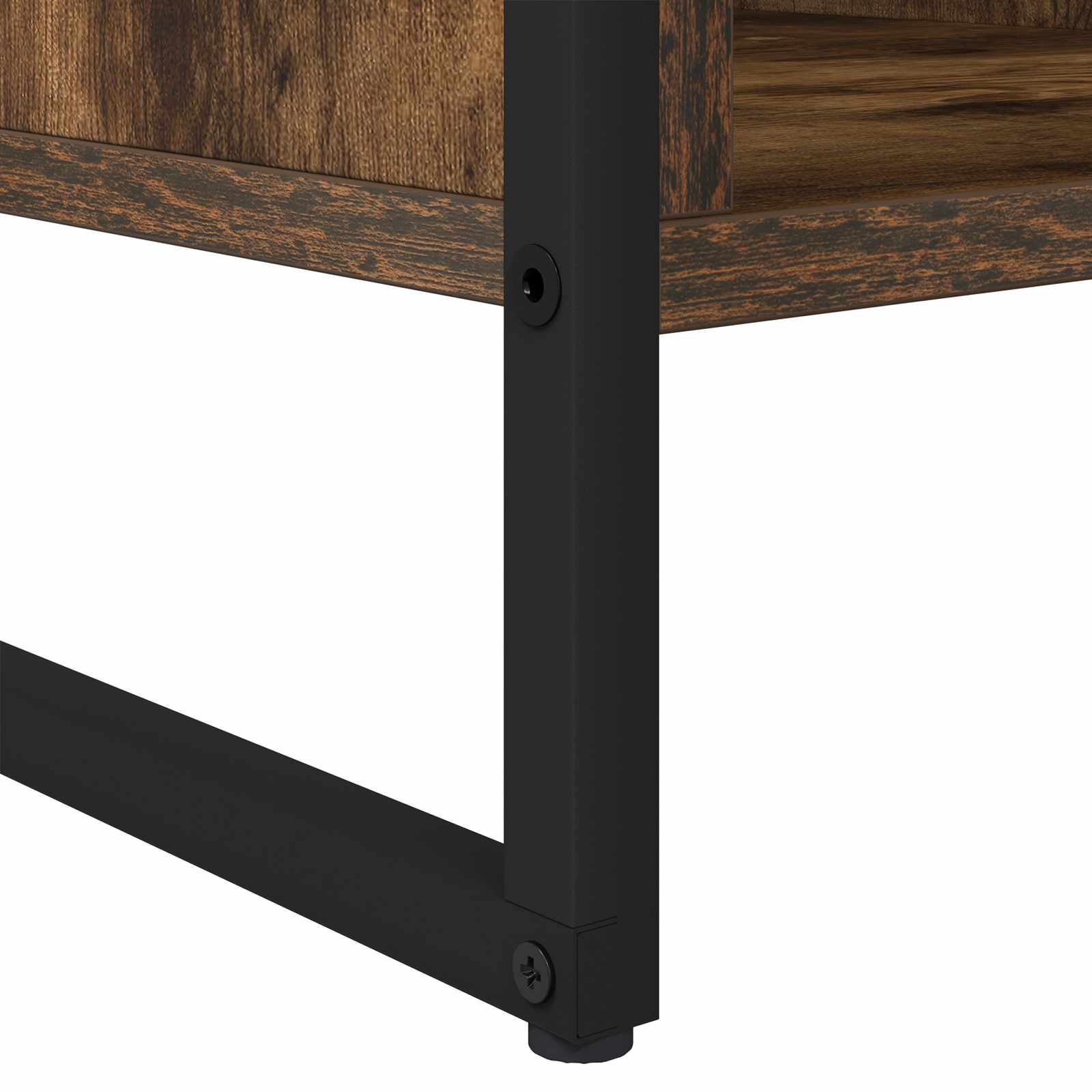 vidaXL Stolik kawowy Dąb dymny 80 x 50 x 40 cm Materiał drewnopochodny