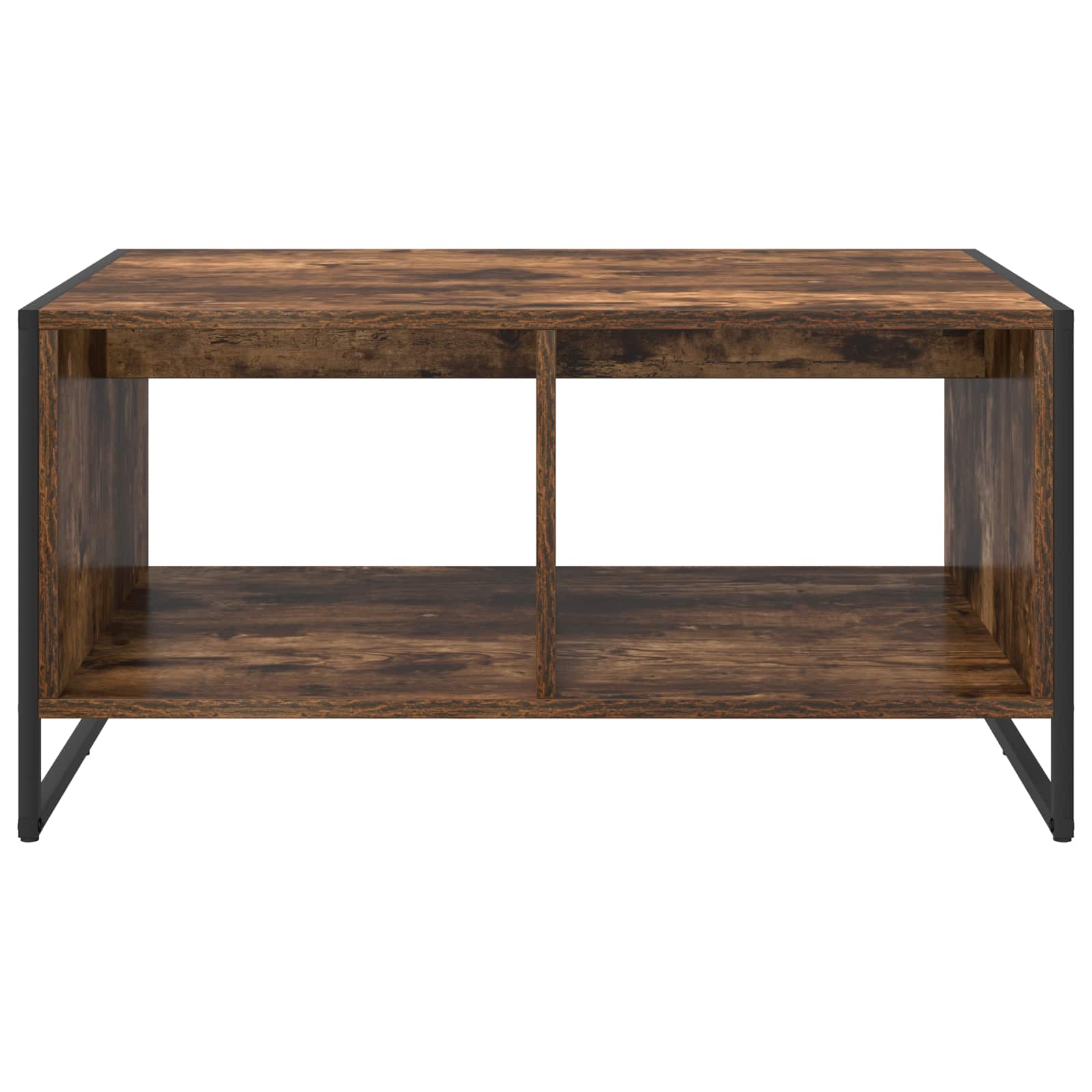 vidaXL Stolik kawowy Dąb dymny 80 x 50 x 40 cm Materiał drewnopochodny
