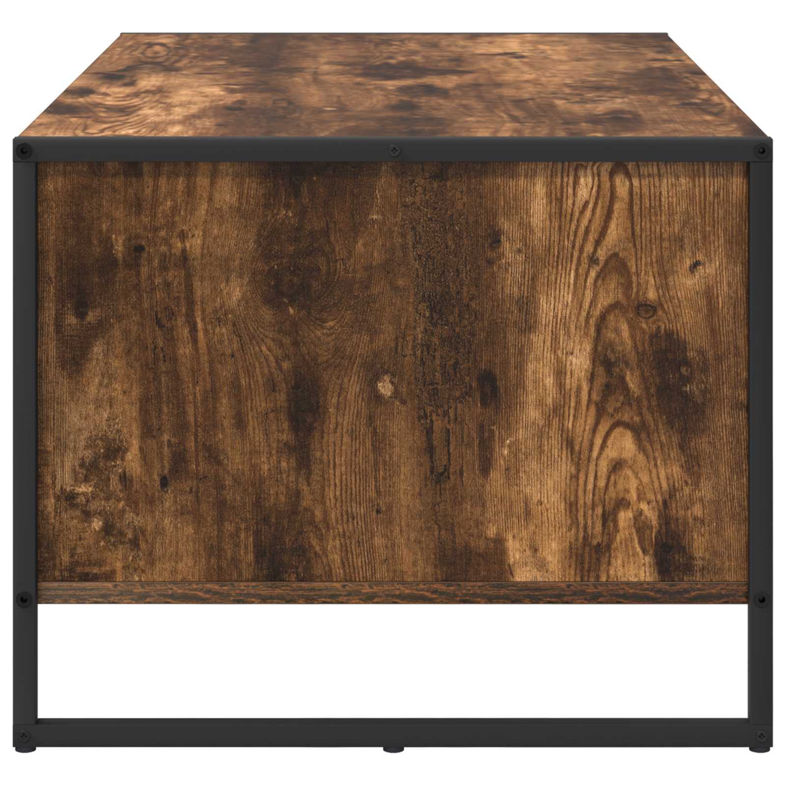 vidaXL Stolik kawowy Dąb dymny 80 x 50 x 40 cm Materiał drewnopochodny