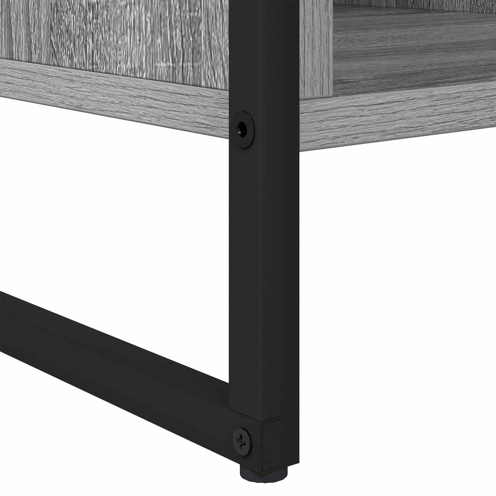 vidaXL Stolik kawowy Szary Sonoma 80 x 50 x 40 cm
