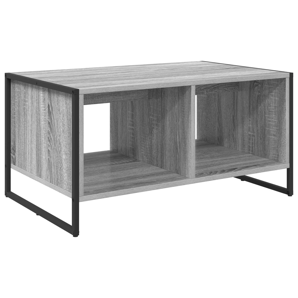 vidaXL Stolik kawowy Szary Sonoma 80 x 50 x 40 cm