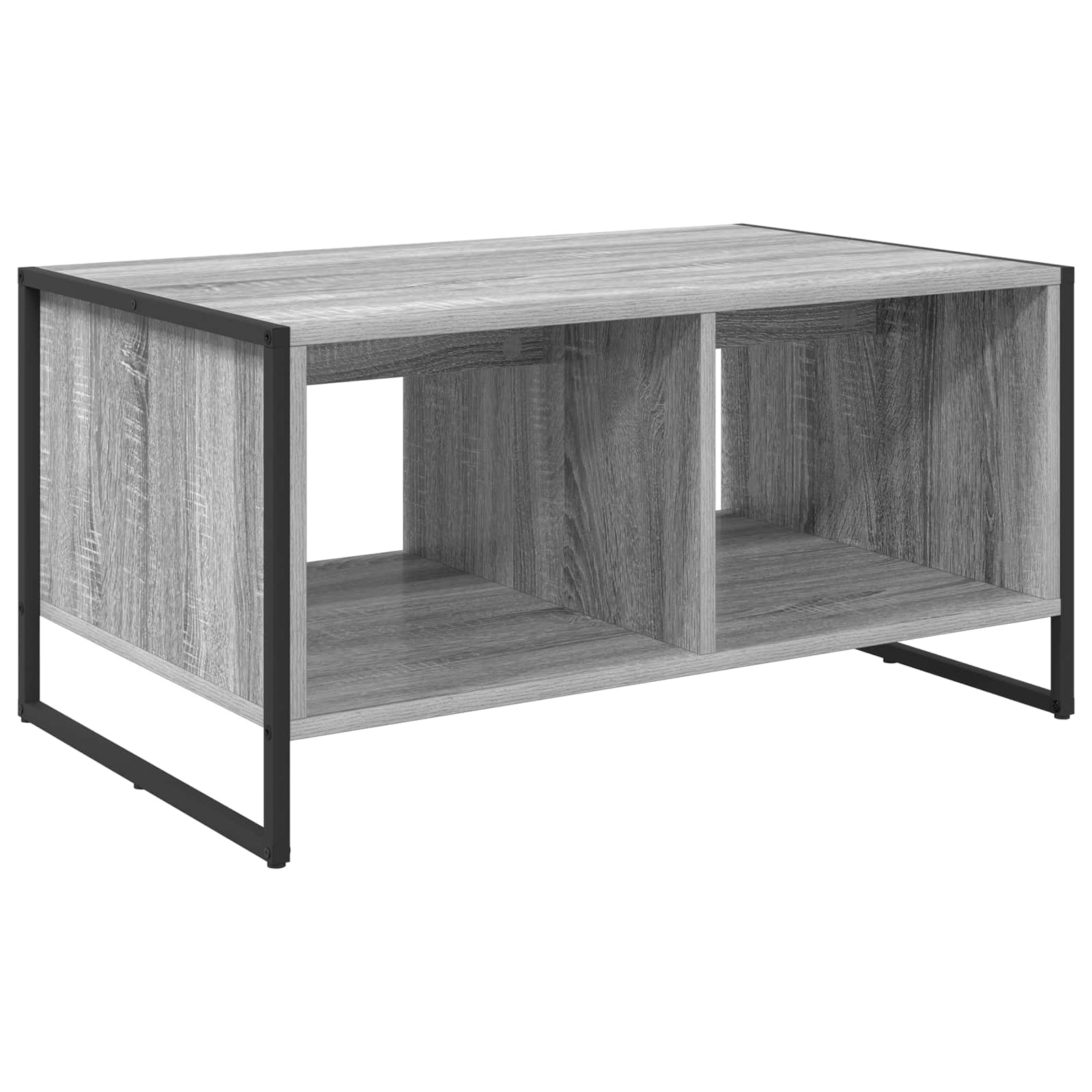 vidaXL Stolik kawowy Szary Sonoma 80 x 50 x 40 cm