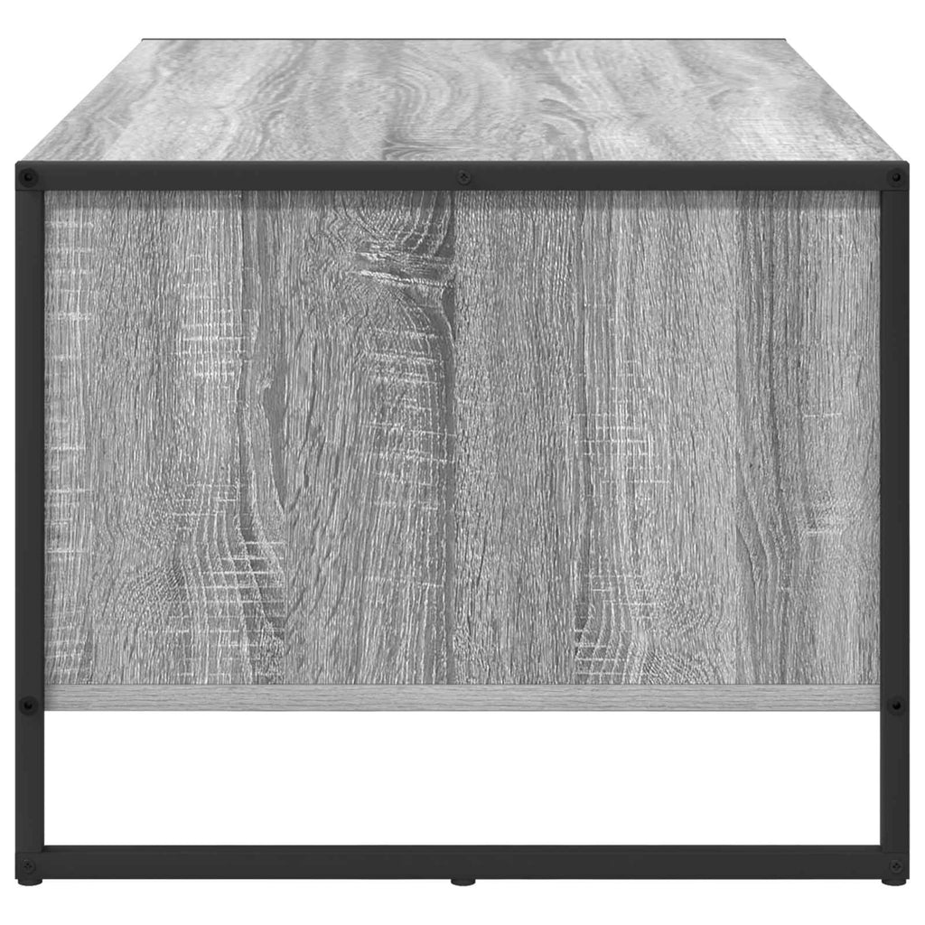 vidaXL Stolik kawowy Szary Sonoma 80 x 50 x 40 cm
