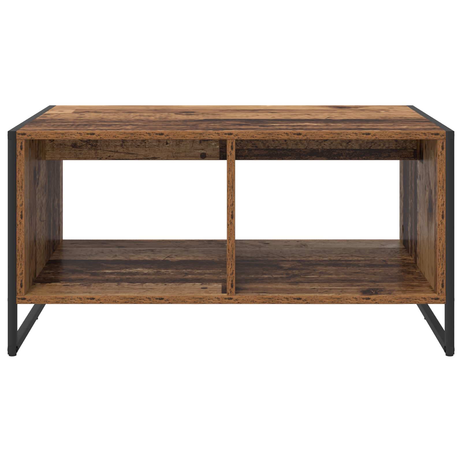 vidaXL Stolik kawowy Stare drewno 80 x 50 x 40 cm