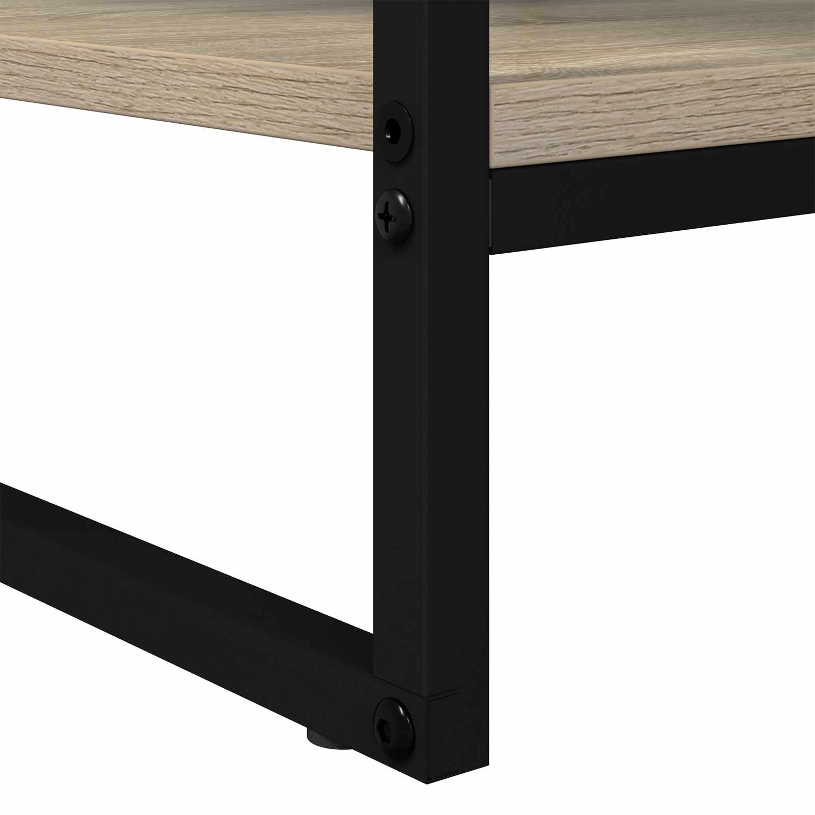 vidaXL Stolik kawowy Sonoma 80 x 50 x 40 cm Materiał drewnopochodny