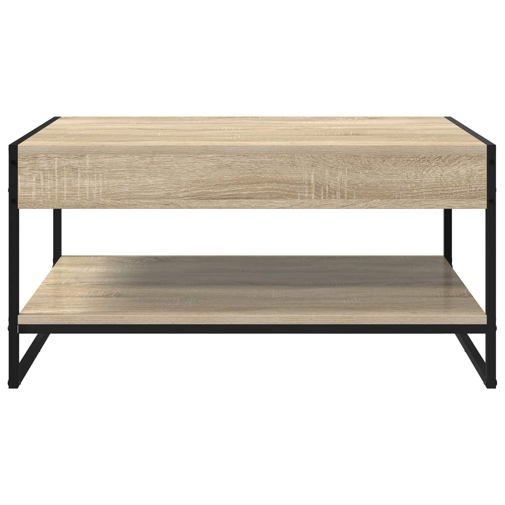 vidaXL Stolik kawowy Sonoma 80 x 50 x 40 cm Materiał drewnopochodny
