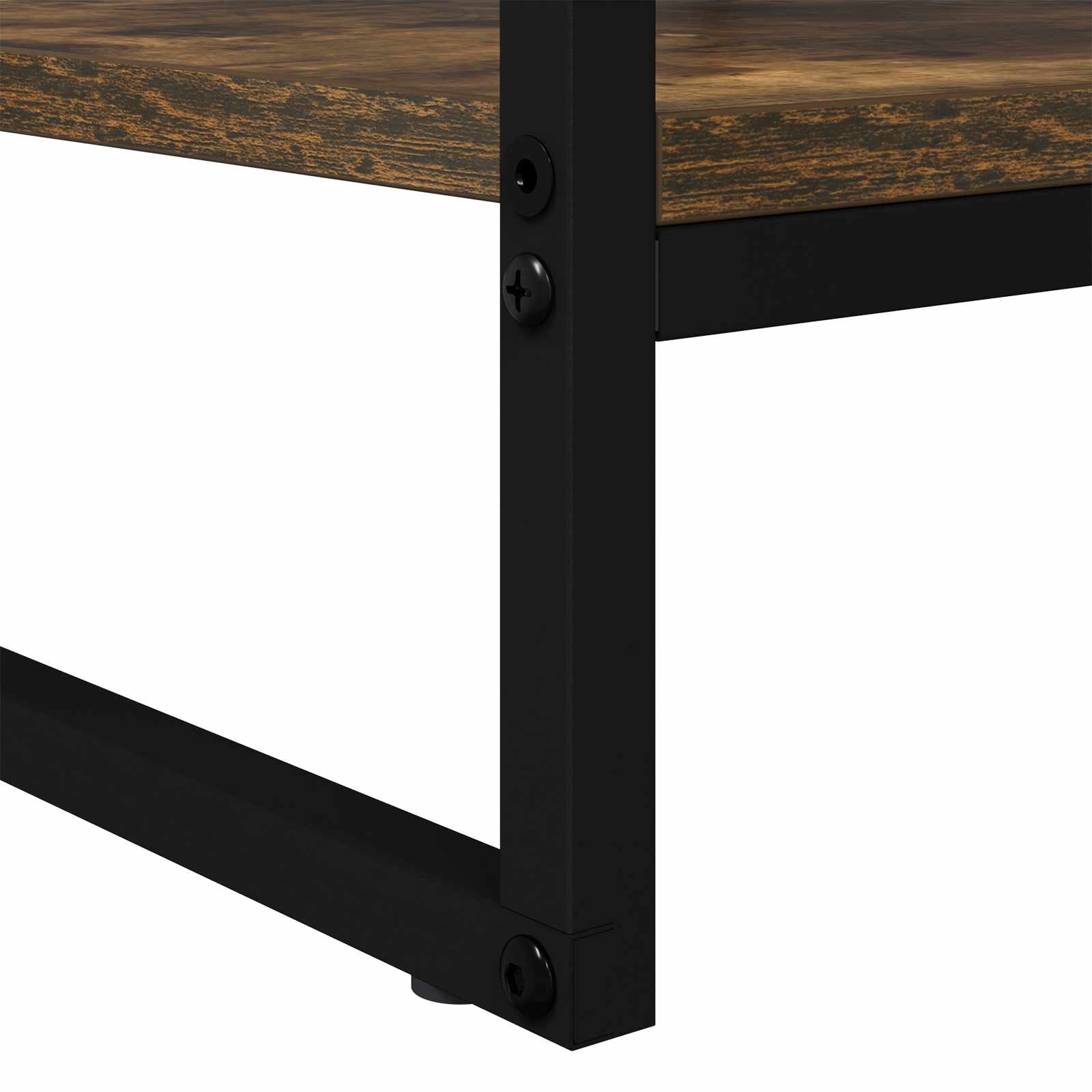 vidaXL Stolik kawowy Dąb dymny 80 x 50 x 40 cm Materiał drewnopochodny
