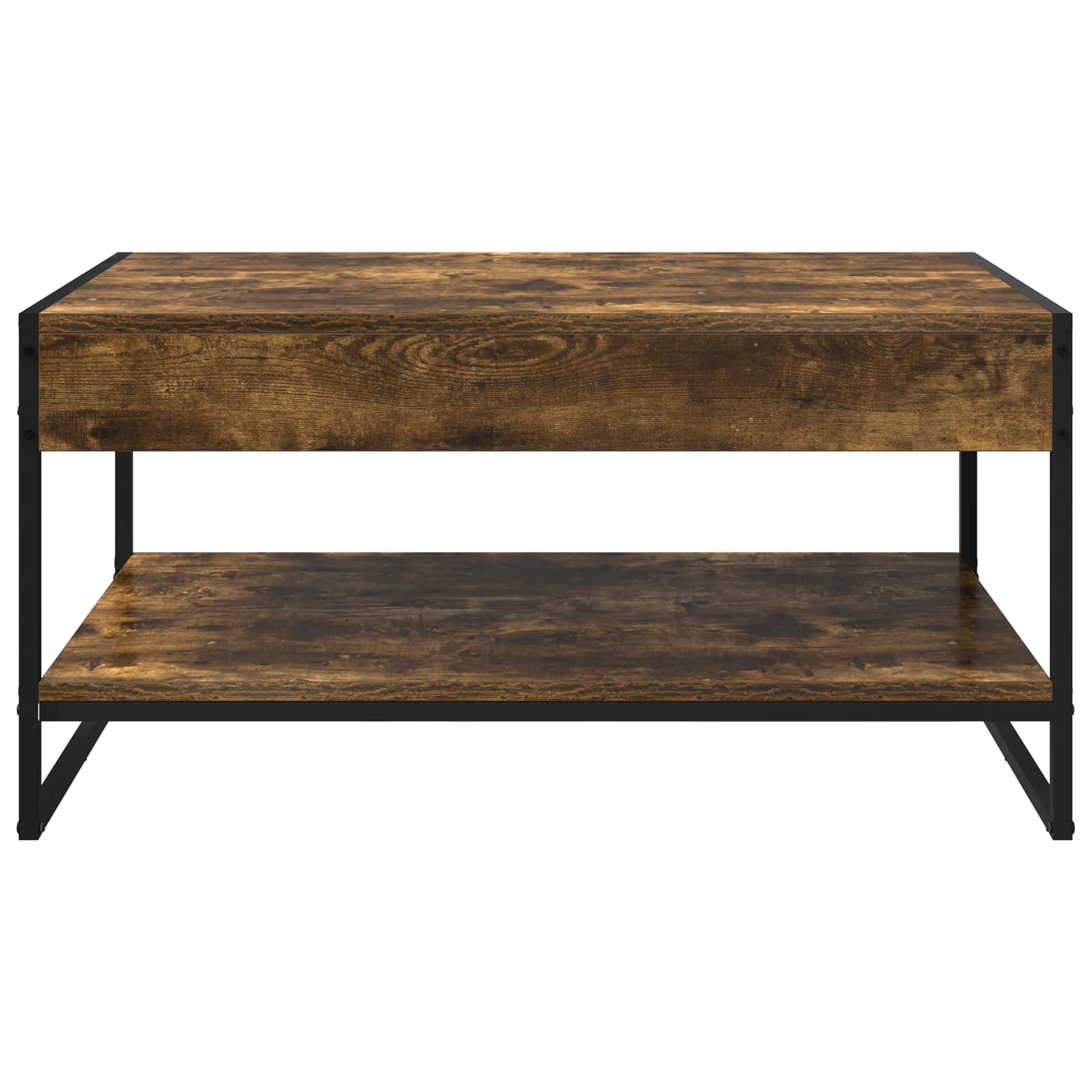 vidaXL Stolik kawowy Dąb dymny 80 x 50 x 40 cm Materiał drewnopochodny