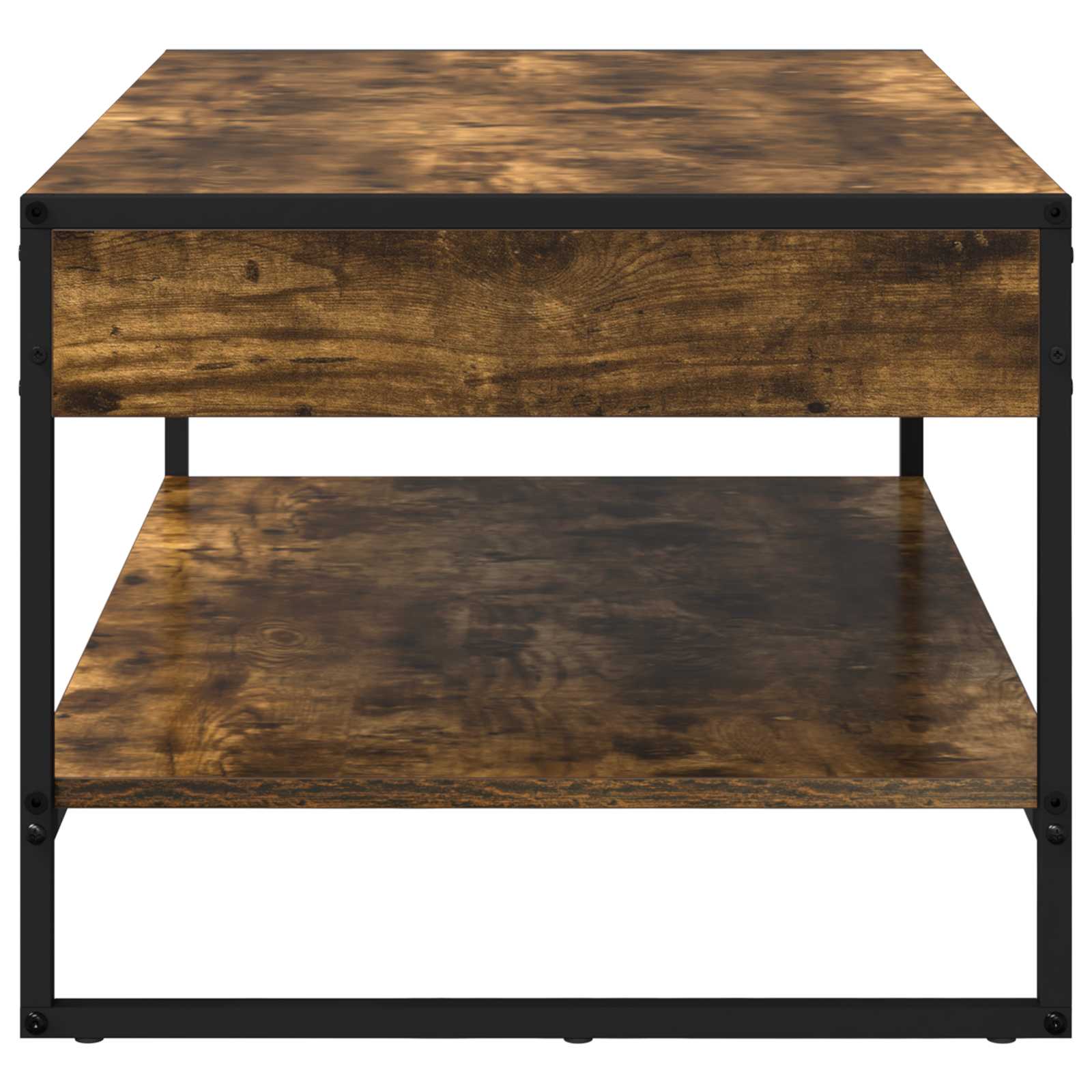vidaXL Stolik kawowy Dąb dymny 80 x 50 x 40 cm Materiał drewnopochodny