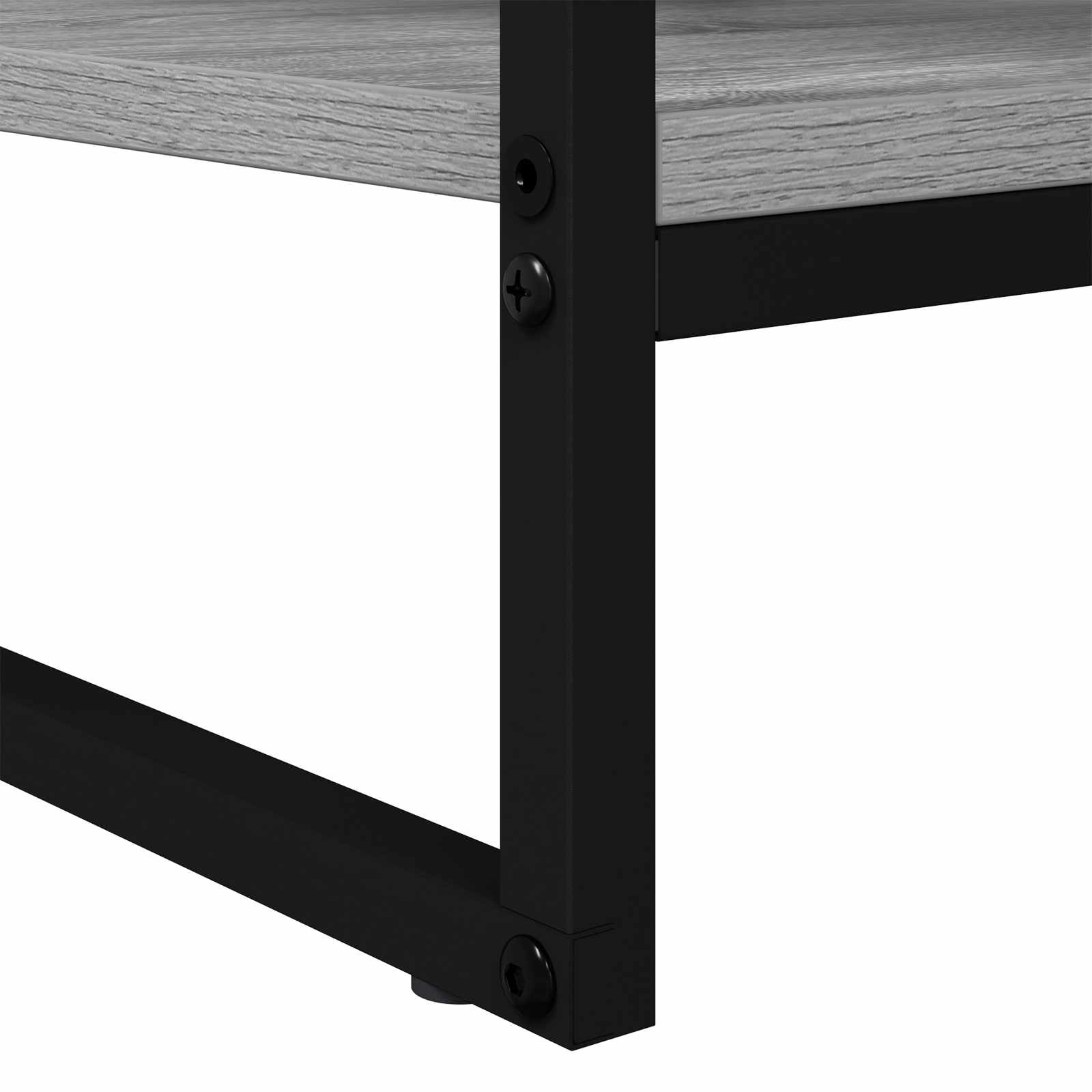 vidaXL Stolik kawowy Szary Sonoma 80 x 50 x 40 cm