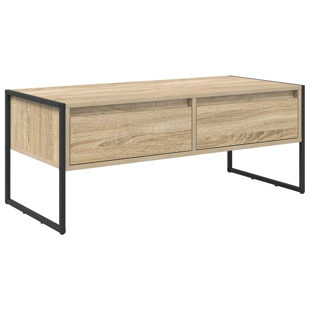 vidaXL Stolik kawowy Sonoma 100 x 46 x 40 cm Materiał drewnopochodny