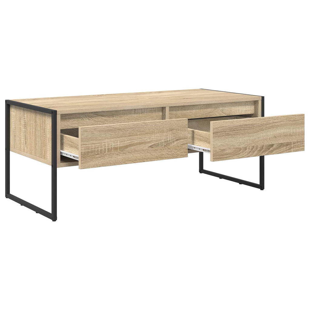 vidaXL Stolik kawowy Sonoma 100 x 46 x 40 cm Materiał drewnopochodny