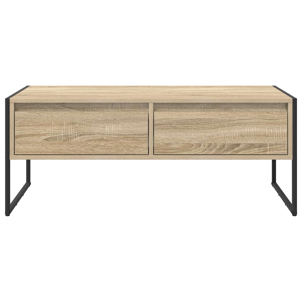 vidaXL Stolik kawowy Sonoma 100 x 46 x 40 cm Materiał drewnopochodny