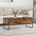 vidaXL Stolik kawowy z szufladą Dąb dymny 100 x 46 x 40 cm