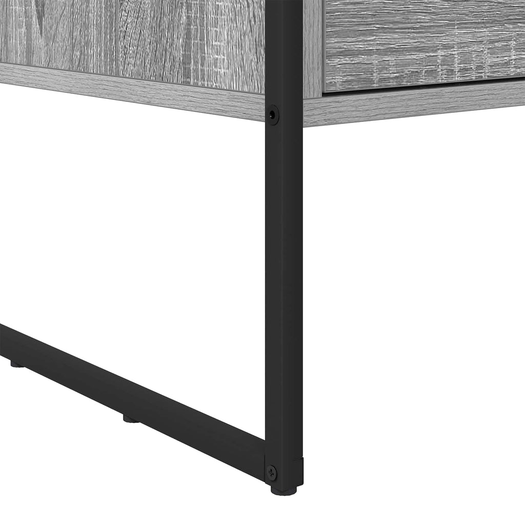 vidaXL Stolik kawowy z szufladą Szary Sonoma 100 x 46 x 40 cm