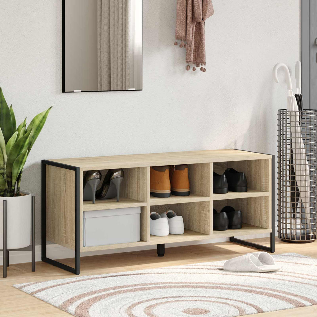 vidaXL Szafka na buty Sonoma 100 x 35 x 44 cm Materiał drewnopochodny