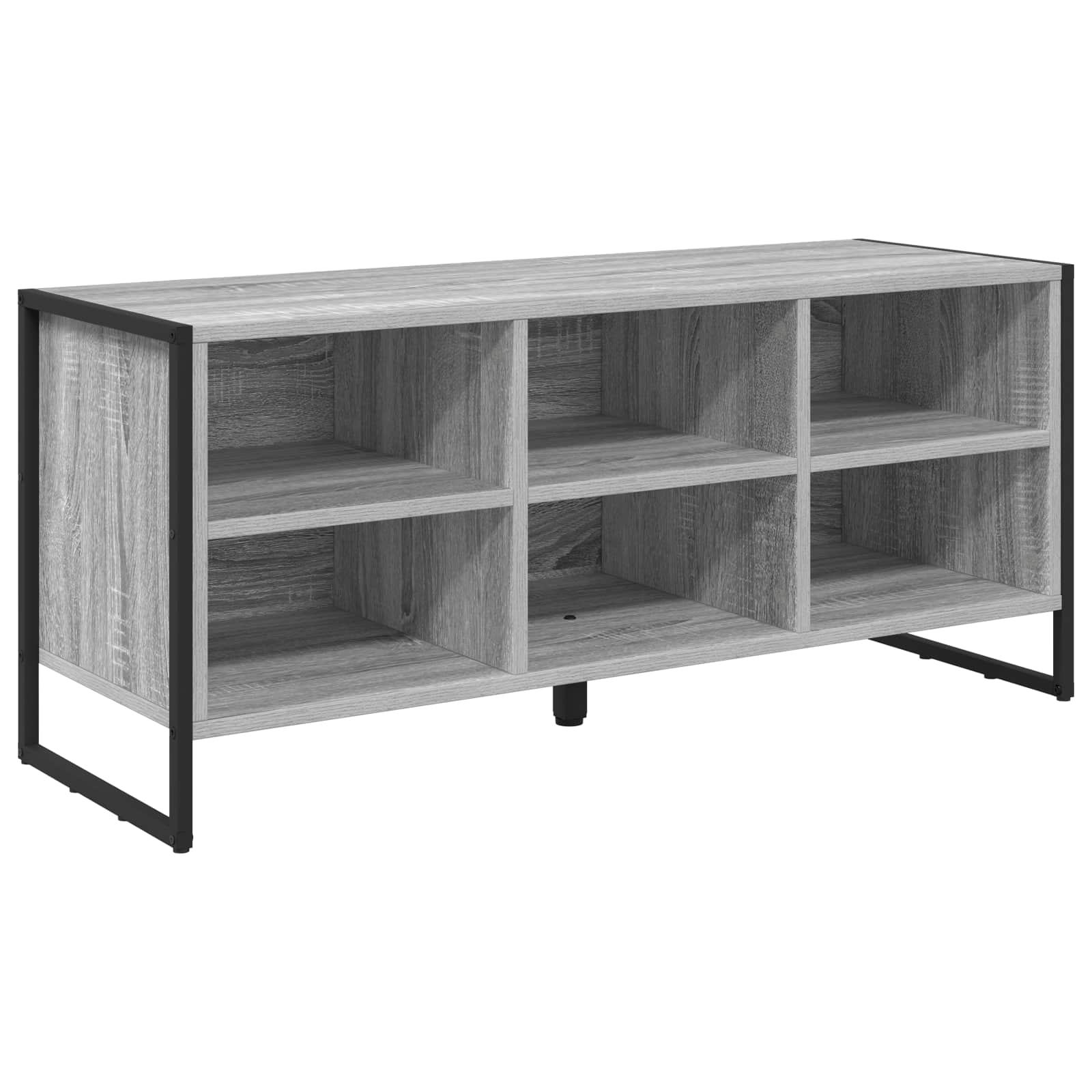 vidaXL Szafka na buty z przechowywaniem Szary Sonoma 100 x 35 x 44 cm