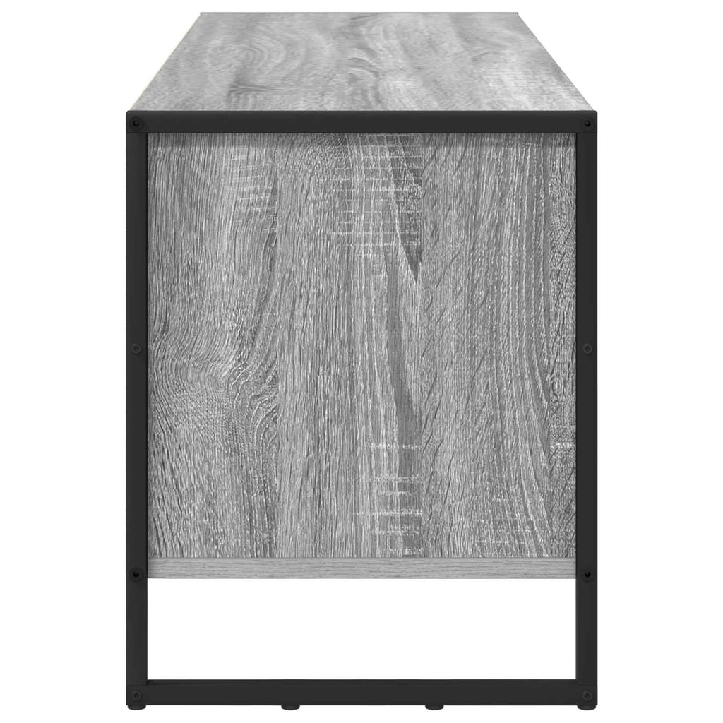 vidaXL Szafka na buty z przechowywaniem Szary Sonoma 100 x 35 x 44 cm