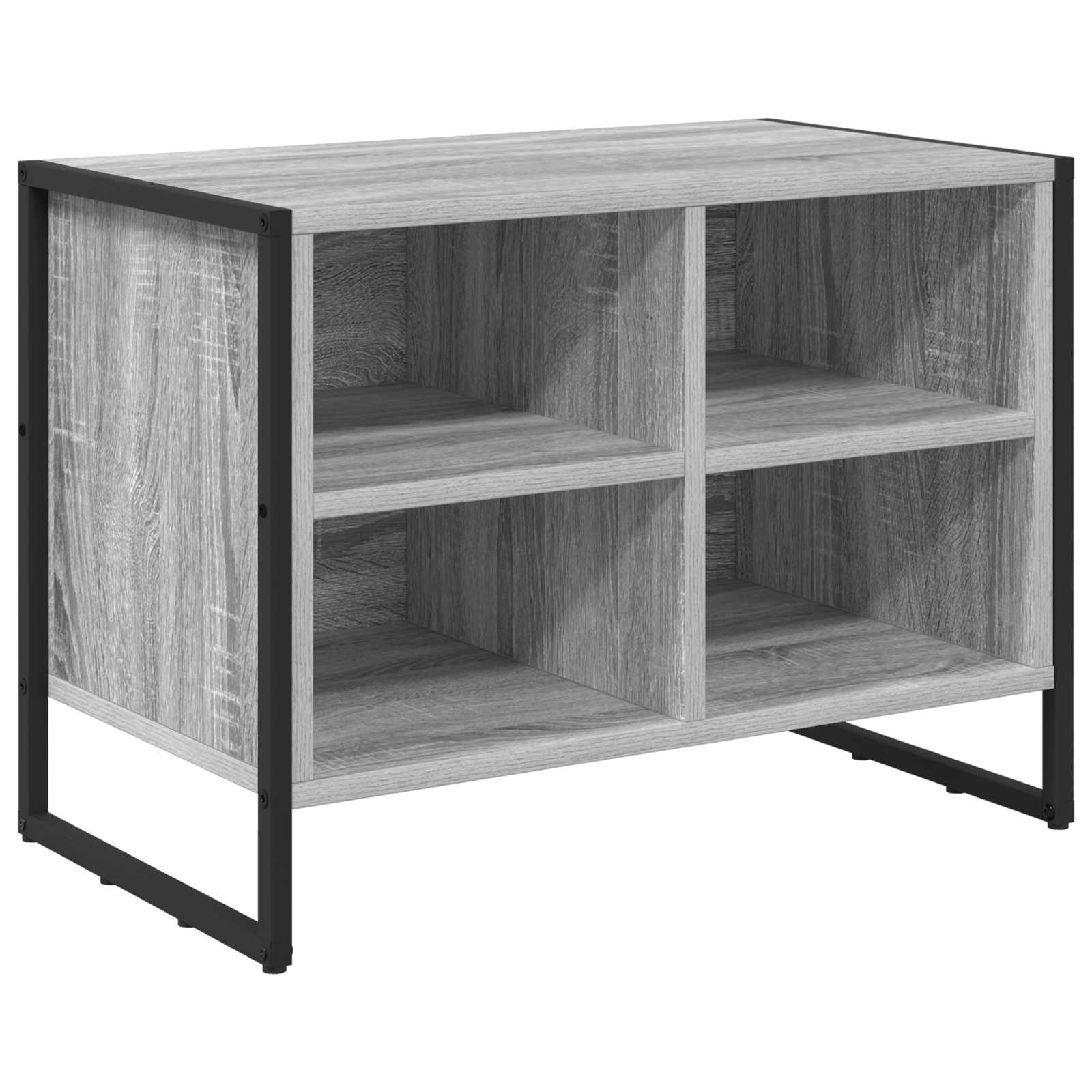 vidaXL Szafka na buty z przechowywaniem Szary Sonoma 60 x 35 x 44 cm
