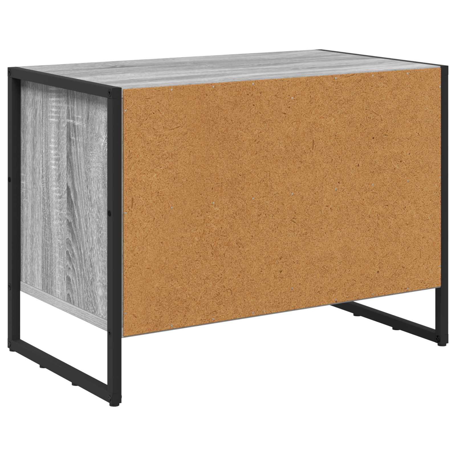 vidaXL Szafka na buty z przechowywaniem Szary Sonoma 60 x 35 x 44 cm