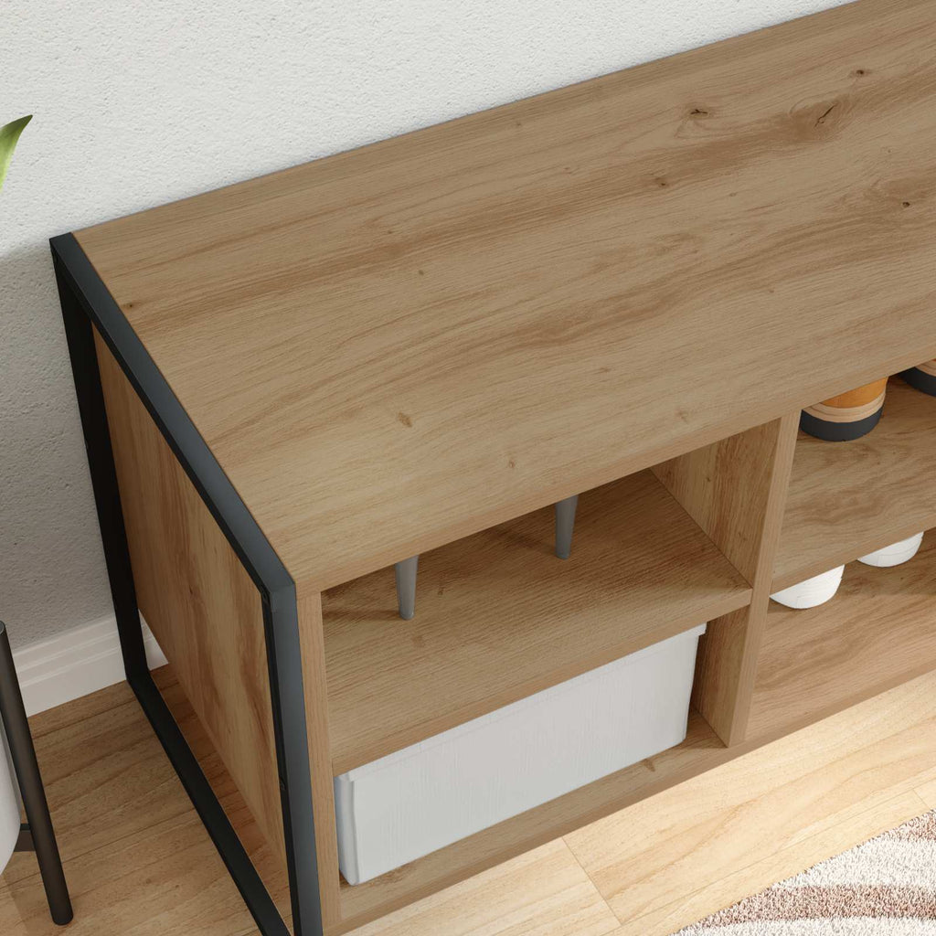vidaXL Szafka na buty Dąb rzemieślniczy 60 x 35 x 44 cm