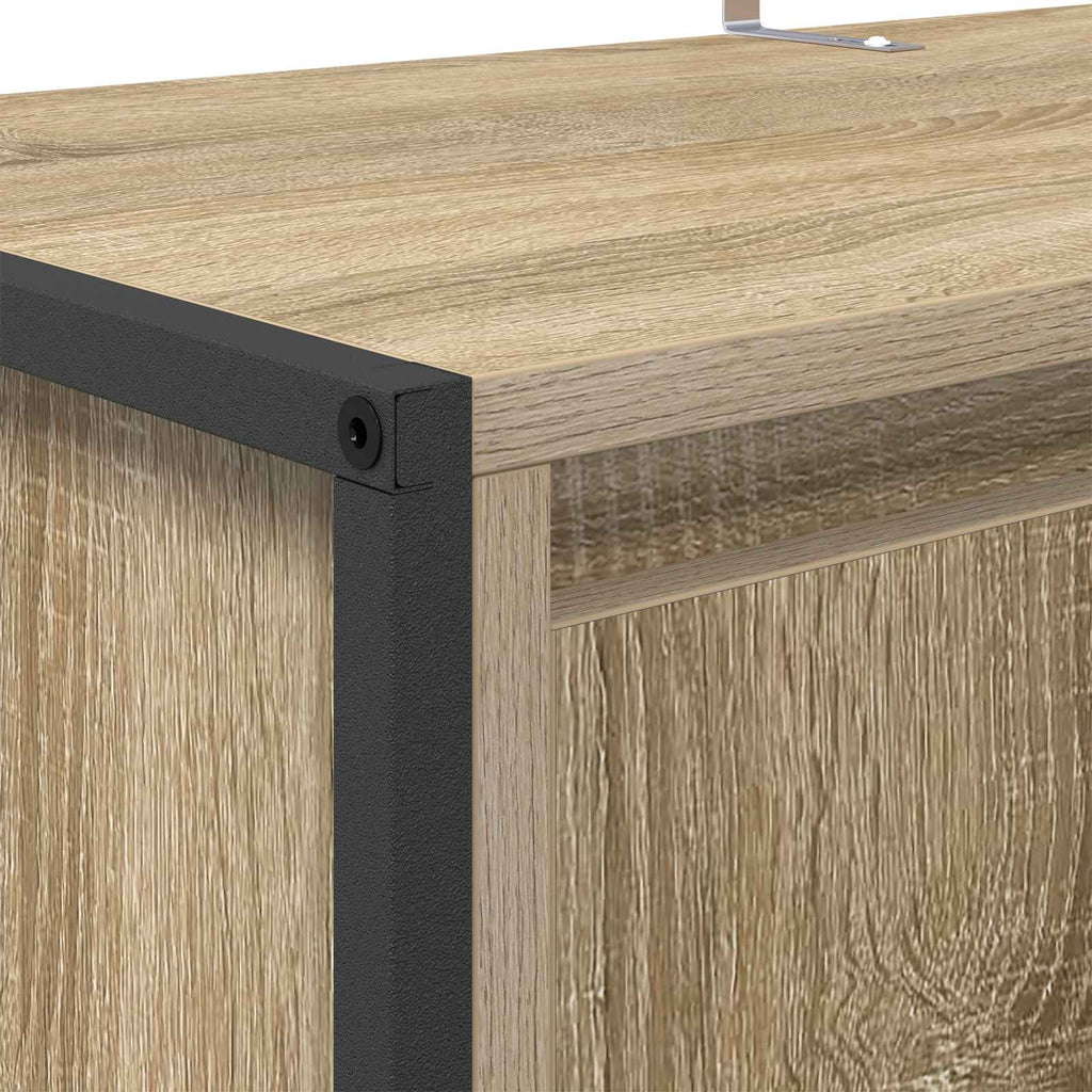 vidaXL Szafka na buty Sonoma 79 x 36 x 100 cm Materiał drewnopochodny
