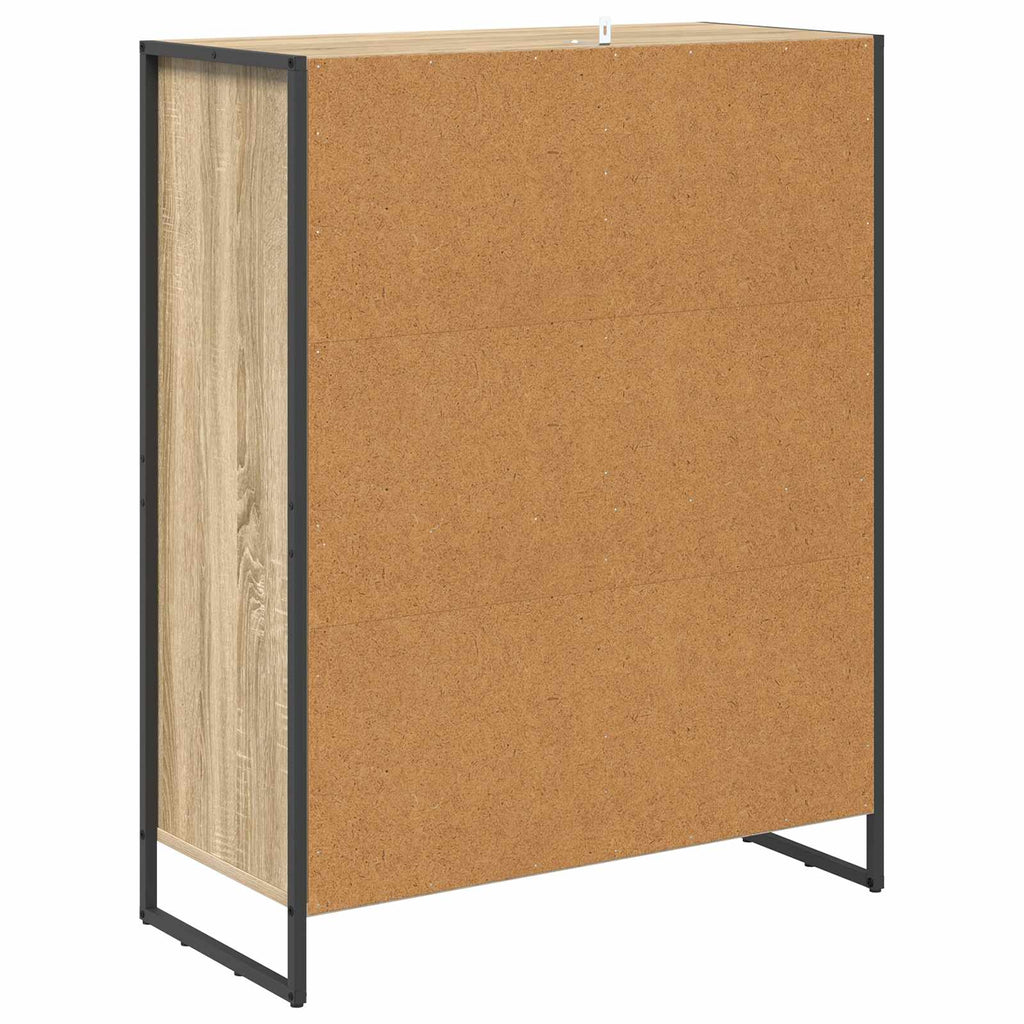 vidaXL Szafka na buty Sonoma 79 x 36 x 100 cm Materiał drewnopochodny