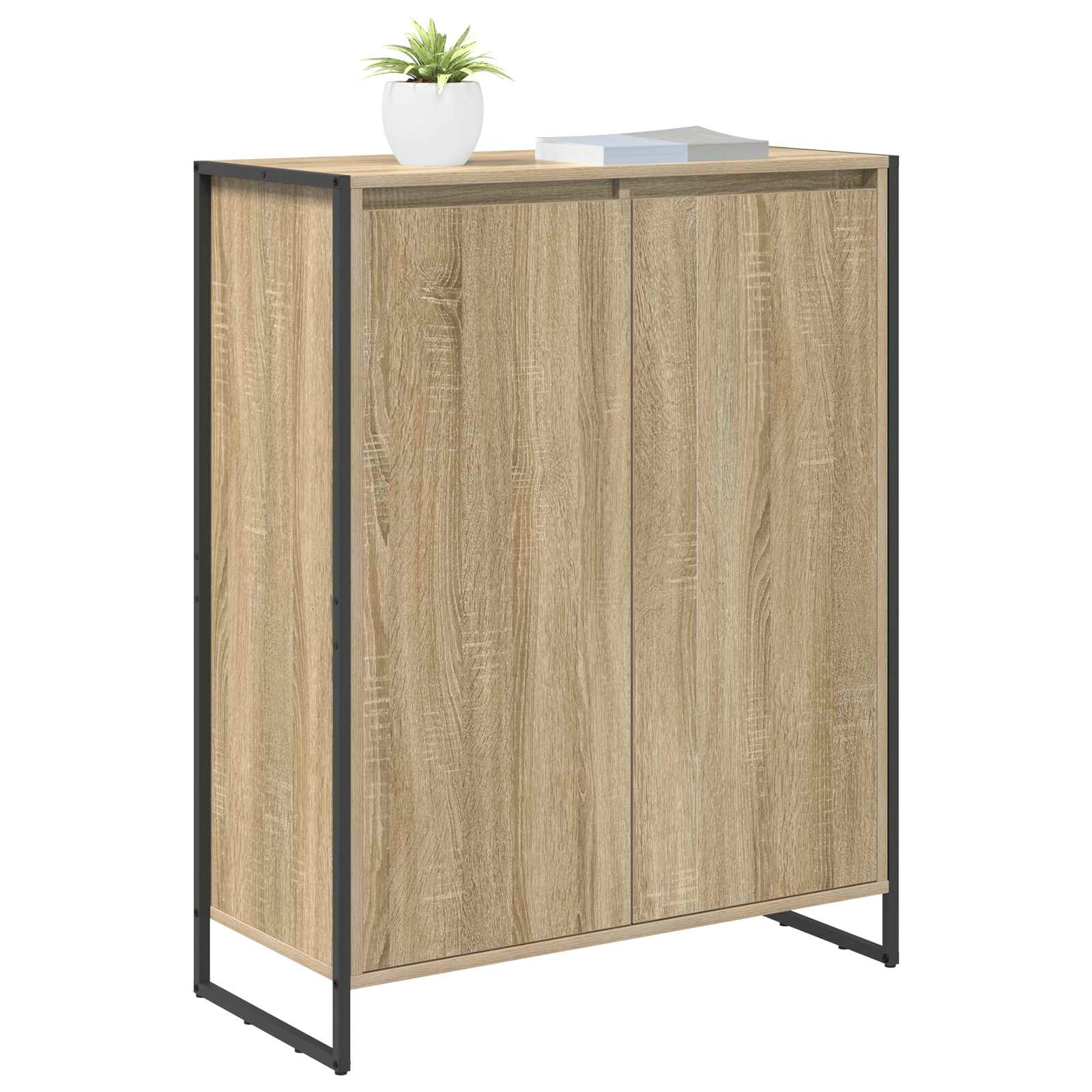 vidaXL Szafka na buty Sonoma 79 x 36 x 100 cm Materiał drewnopochodny