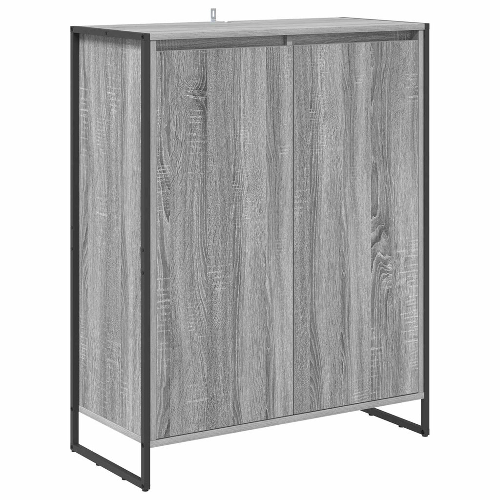 vidaXL Szafka na buty z przechowywaniem Szary Sonoma 79 x 36 x 100 cm