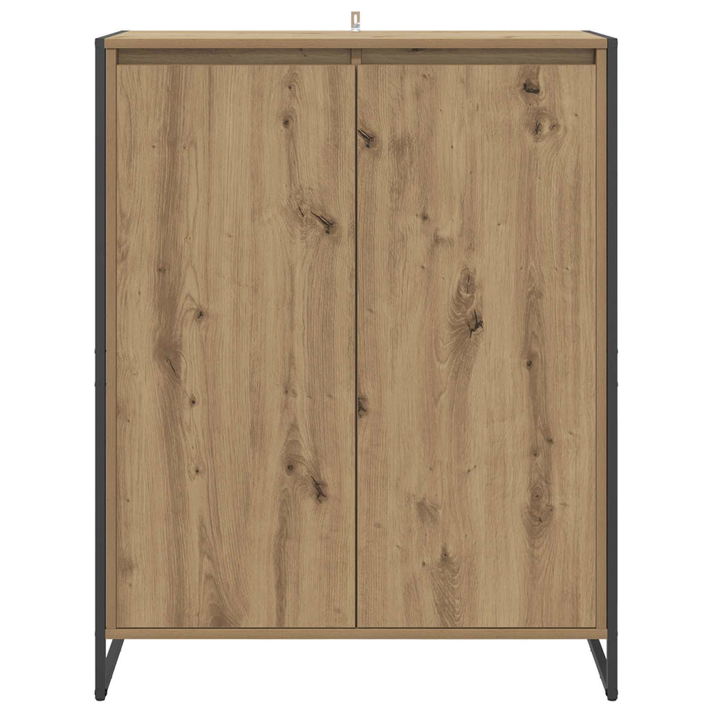 vidaXL Szafka na buty z drzwiami Dąb rzemieślniczy 79 x 36 x 100 cm