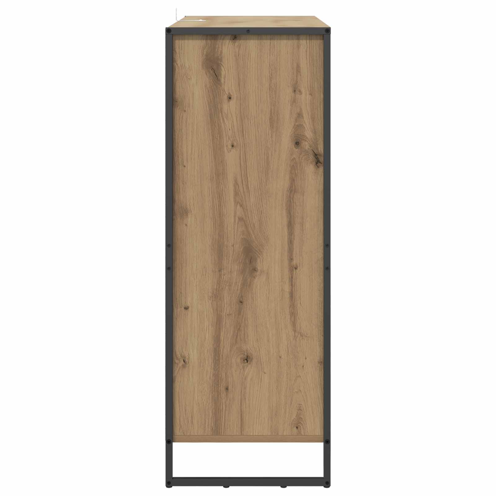 vidaXL Szafka na buty z drzwiami Dąb rzemieślniczy 79 x 36 x 100 cm