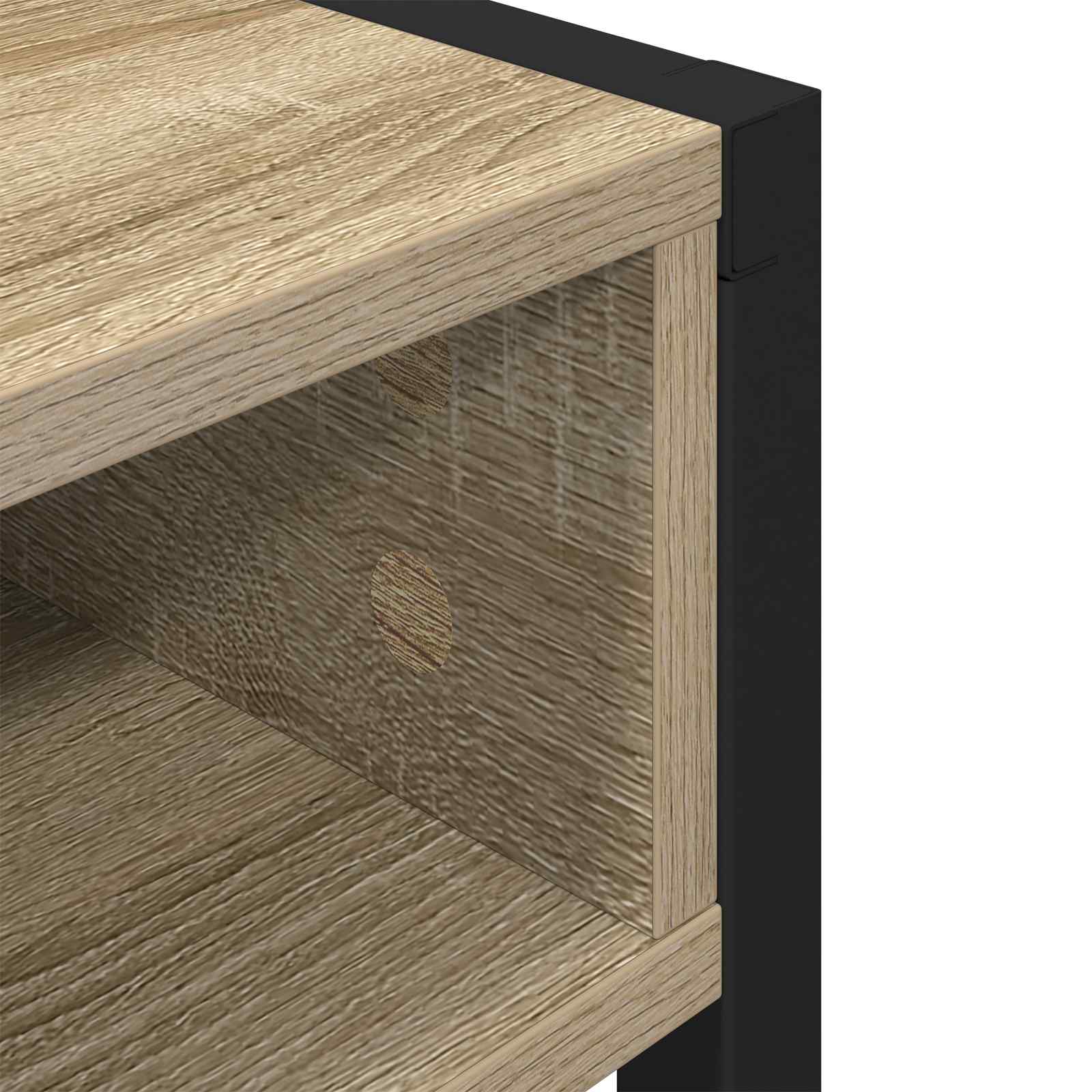 vidaXL Biurko Sonoma 100 x 50 x 75 cm Materiał drewnopochodny