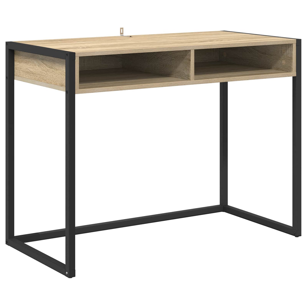 vidaXL Biurko Sonoma 100 x 50 x 75 cm Materiał drewnopochodny