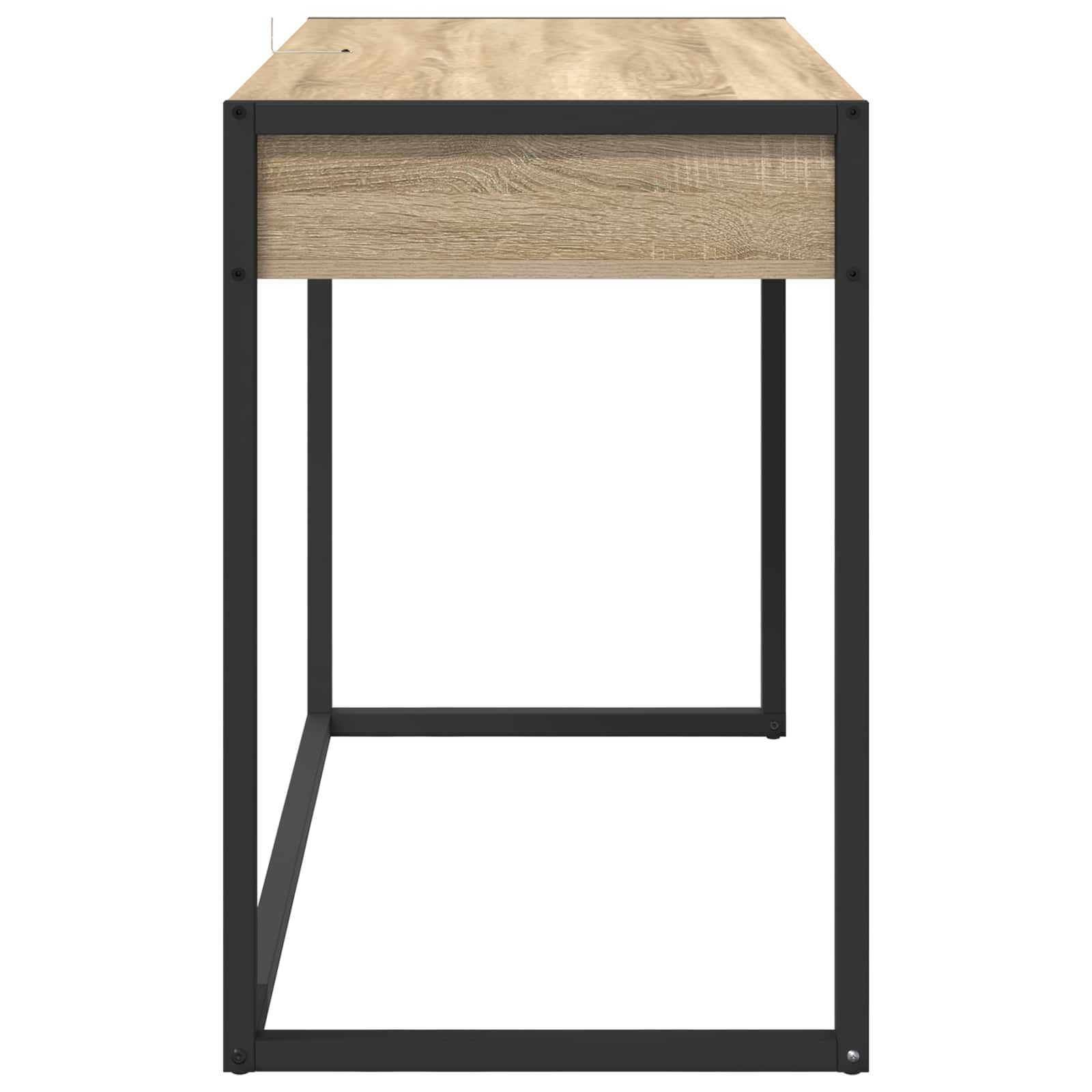 vidaXL Biurko Sonoma 100 x 50 x 75 cm Materiał drewnopochodny