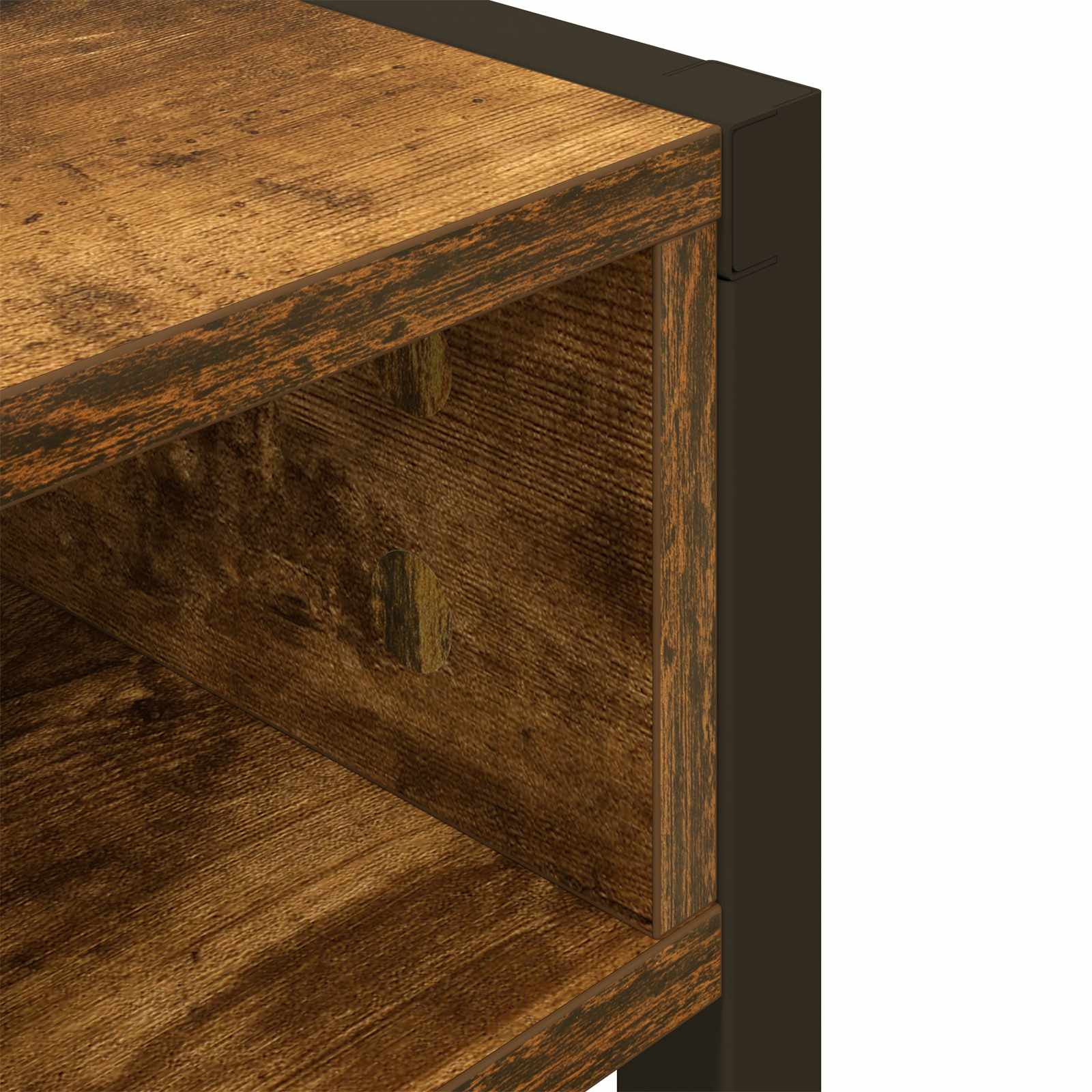 vidaXL Biurko Dąb dymny 100 x 50 x 75 cm Materiał drewnopochodny