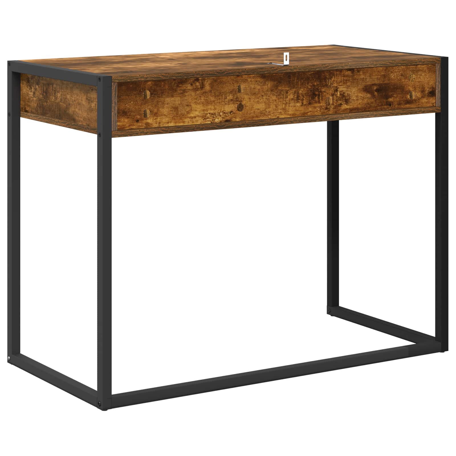 vidaXL Biurko Dąb dymny 100 x 50 x 75 cm Materiał drewnopochodny
