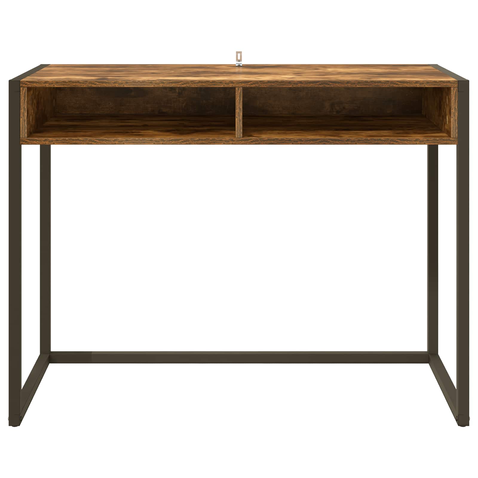 vidaXL Biurko Dąb dymny 100 x 50 x 75 cm Materiał drewnopochodny