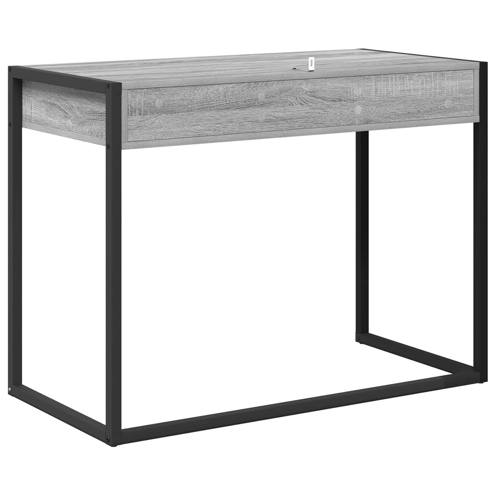 vidaXL Biurko Szary Sonoma 100 x 50 x 75 cm Materiał drewnopochodny