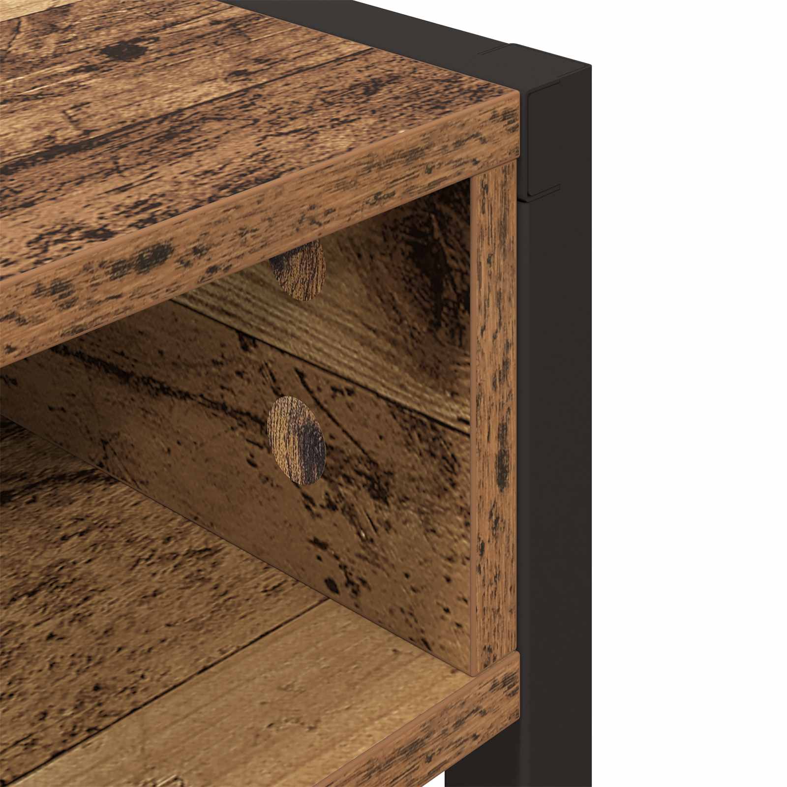 vidaXL Biurko Stare drewno 100 x 50 x 75 cm Materiał drewnopochodny
