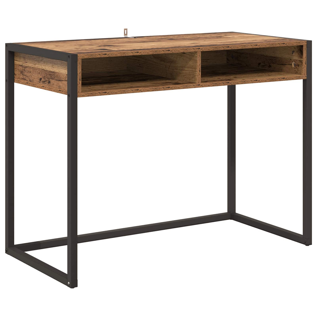 vidaXL Biurko Stare drewno 100 x 50 x 75 cm Materiał drewnopochodny