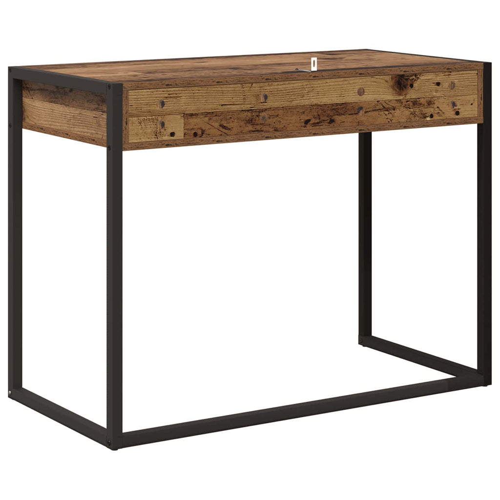 vidaXL Biurko Stare drewno 100 x 50 x 75 cm Materiał drewnopochodny