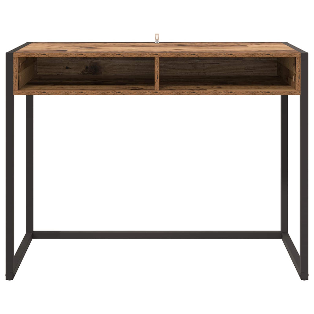 vidaXL Biurko Stare drewno 100 x 50 x 75 cm Materiał drewnopochodny