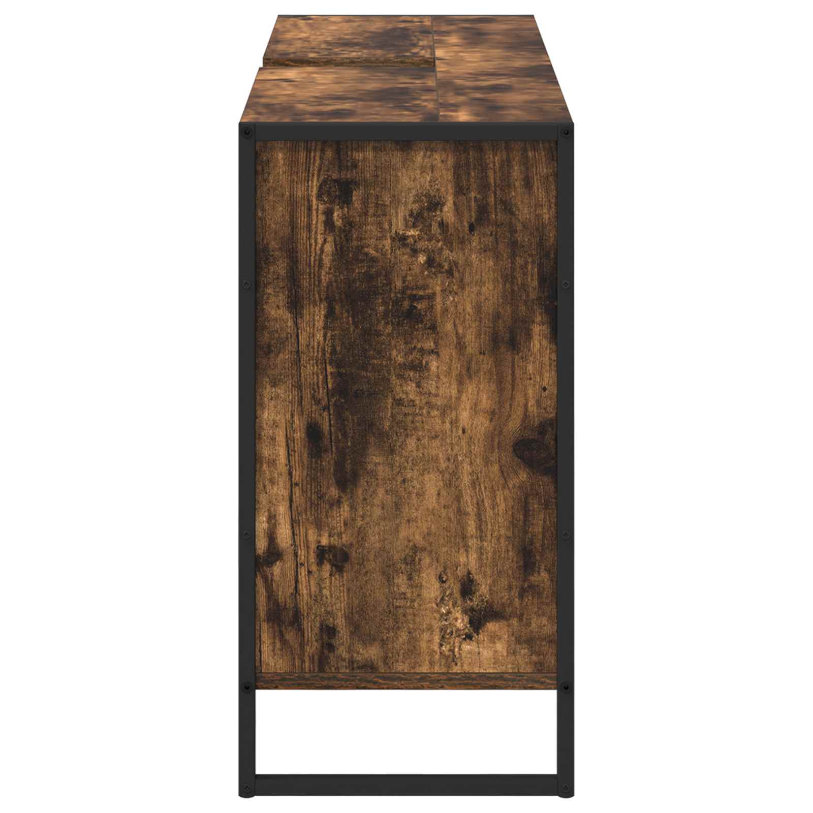 vidaXL Szafka Łazienkowa z przechowywaniem Dąb dymny 60 x 30 x 60 cm