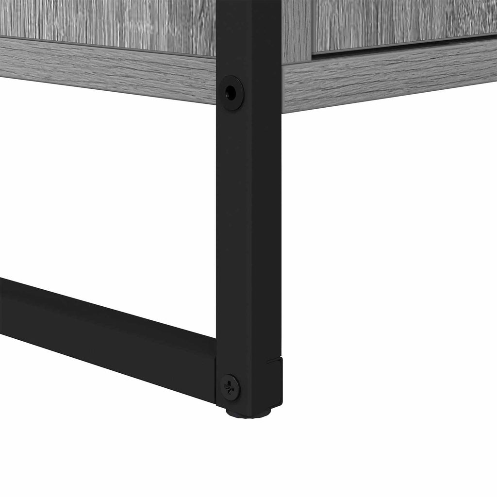 vidaXL Szafka Łazienkowa z drzwiami Szary Sonoma 60 x 30 x 60 cm