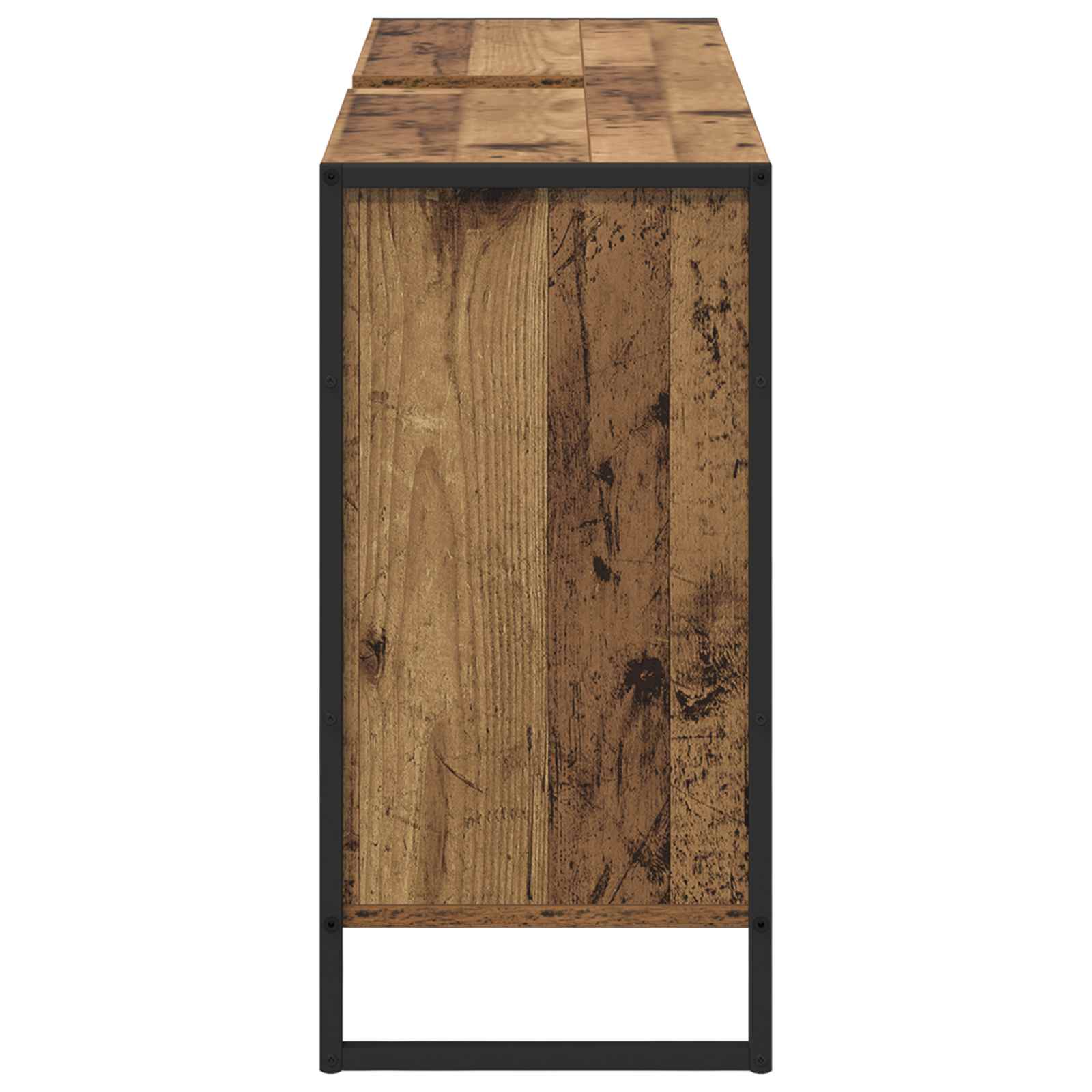 vidaXL Szafka Łazienkowa z drzwiami Stare drewno 60 x 30 x 60 cm